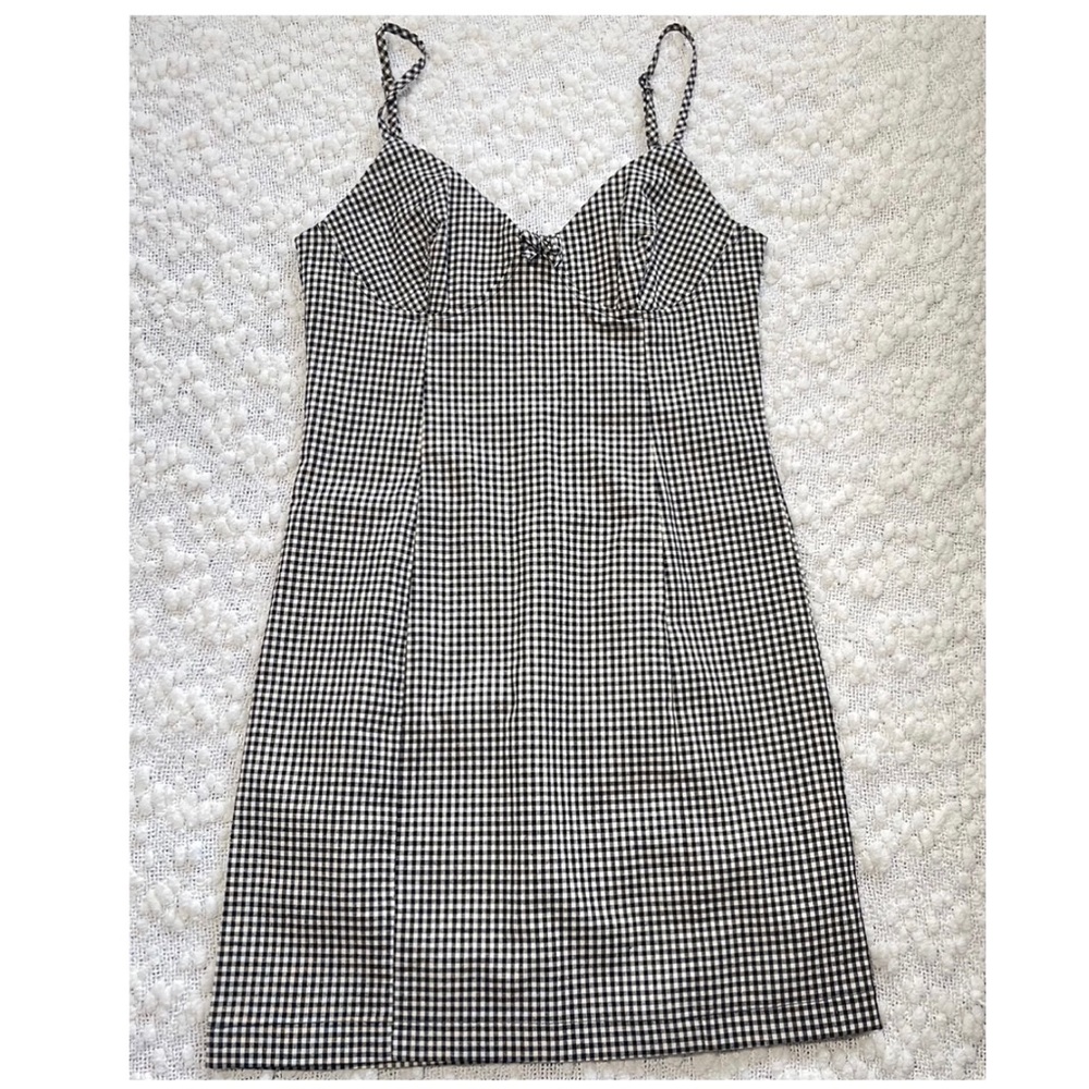 Hesperus Black & White Mini Bodycon Dress (Small)